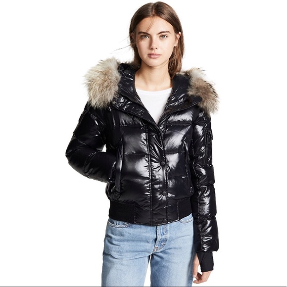 Sam Skylar Down Bomber W Fur 